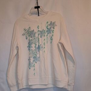 Breckenridge Sweatshirt Size XL Snowflakes Holiday #142
